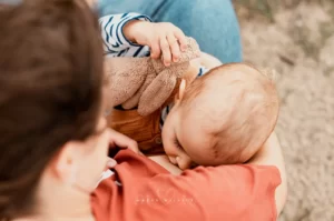 Shooting photo allaitement bébé