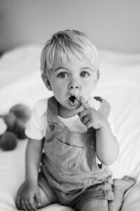 Photographe enfant noir et blanc