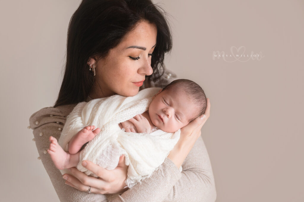 Shooting photo bébé maman